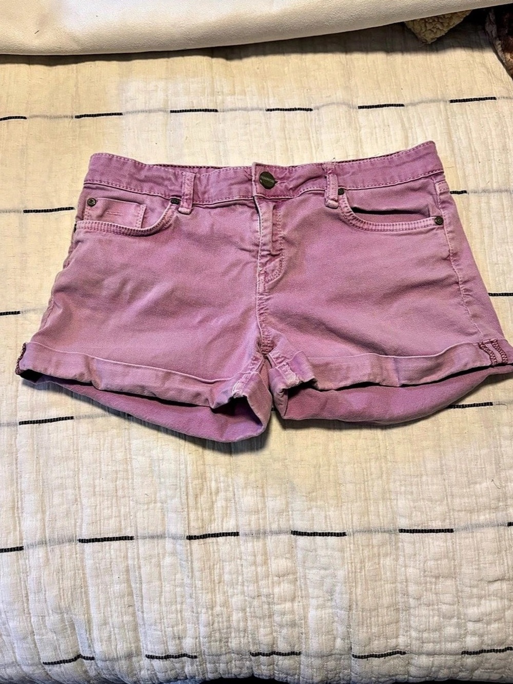 Pink 24Sanctuary Denim Cutoff Jean Shorts